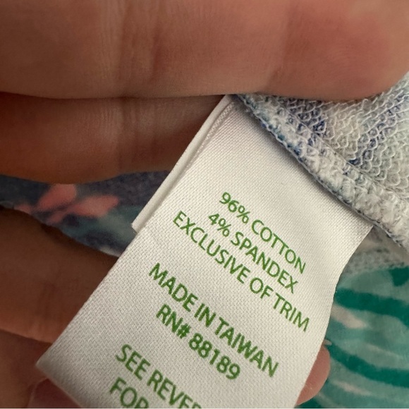 Lilly Pulitzer Skipper Popover Wade and Sea Women’s Small Blue Green - Picture 5 of 7